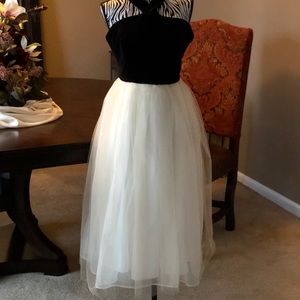 Free People Velvet Bodice Gown